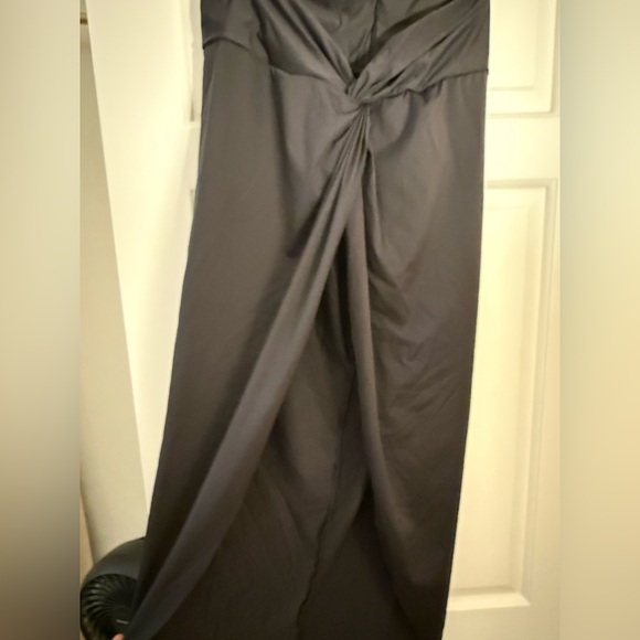 SKIMS Signature Swimsuit Cover Up Sarong Skirt Onyx Black - Picture 5 of 11